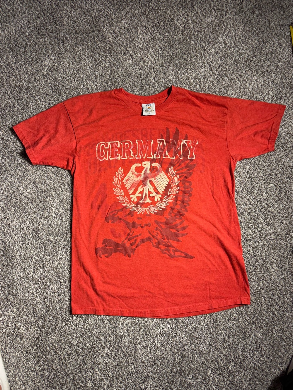 Fox Red Germany Graphic Crewneck Tee